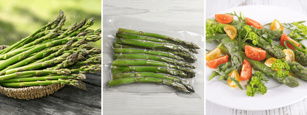Peut-on mettre des asperges sous vide ?
