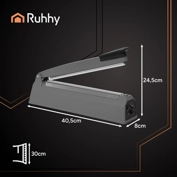 Soudeuse Plastique Manuelle à Impulsion - 300 mm | Ruhhy